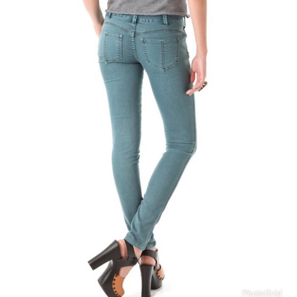 Free People Denim - Free People | Teal Skinny Jeans